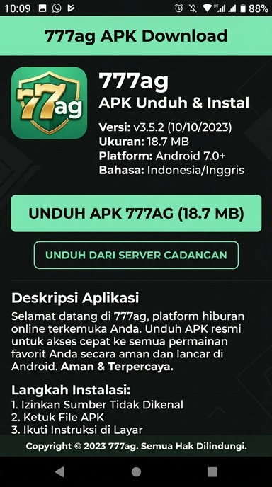 Panduan Unduh dan Instal APK 777ag untuk Pengguna Android
