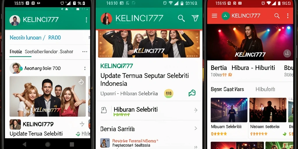 Antarmuka KELINCI777 yang menarik dan informatif tentang selebriti.